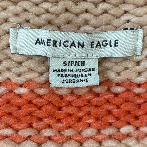 American Eagle Women's V-neck Button Up Cropped Knit Sweater. Sz S - Picture 14 of 16